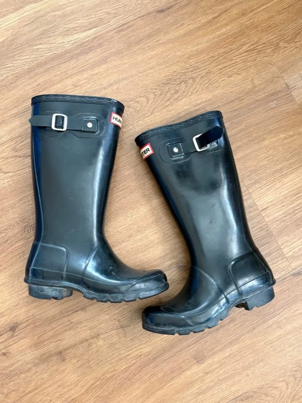 Black Hunter rain boots size US 3G
